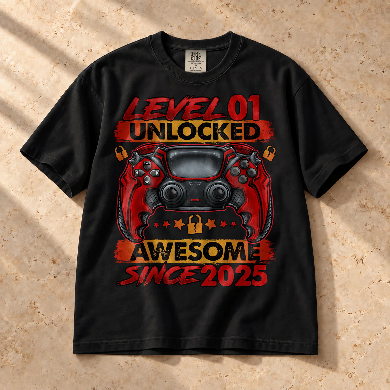 Age 1 Shirts – 1st Birthday Gifts For Boy – Unisex Heavy Weight T-Shirt