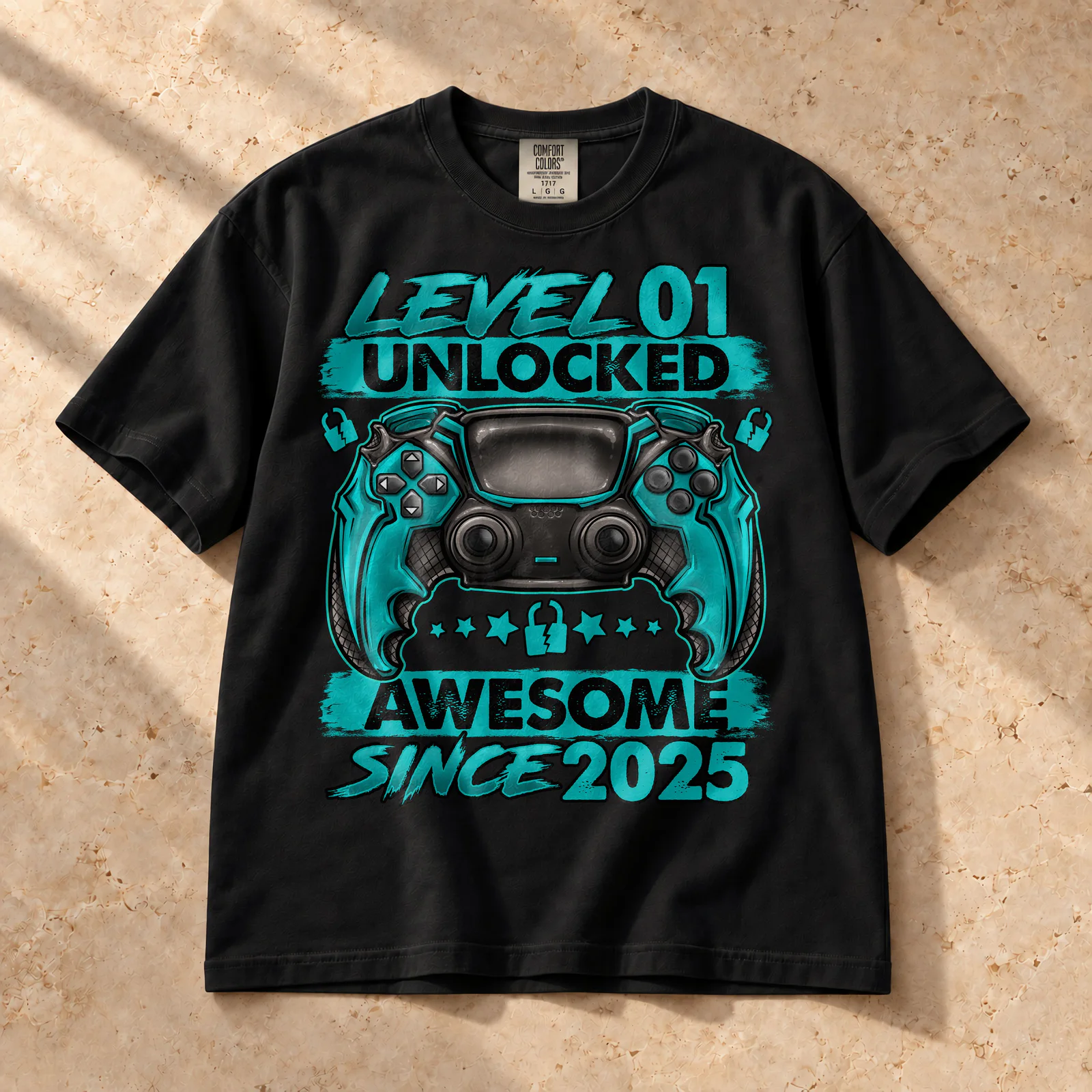 1 Birthday Present For Boys – Age 1 Shirt – Unisex Heavy Weight T-Shirt