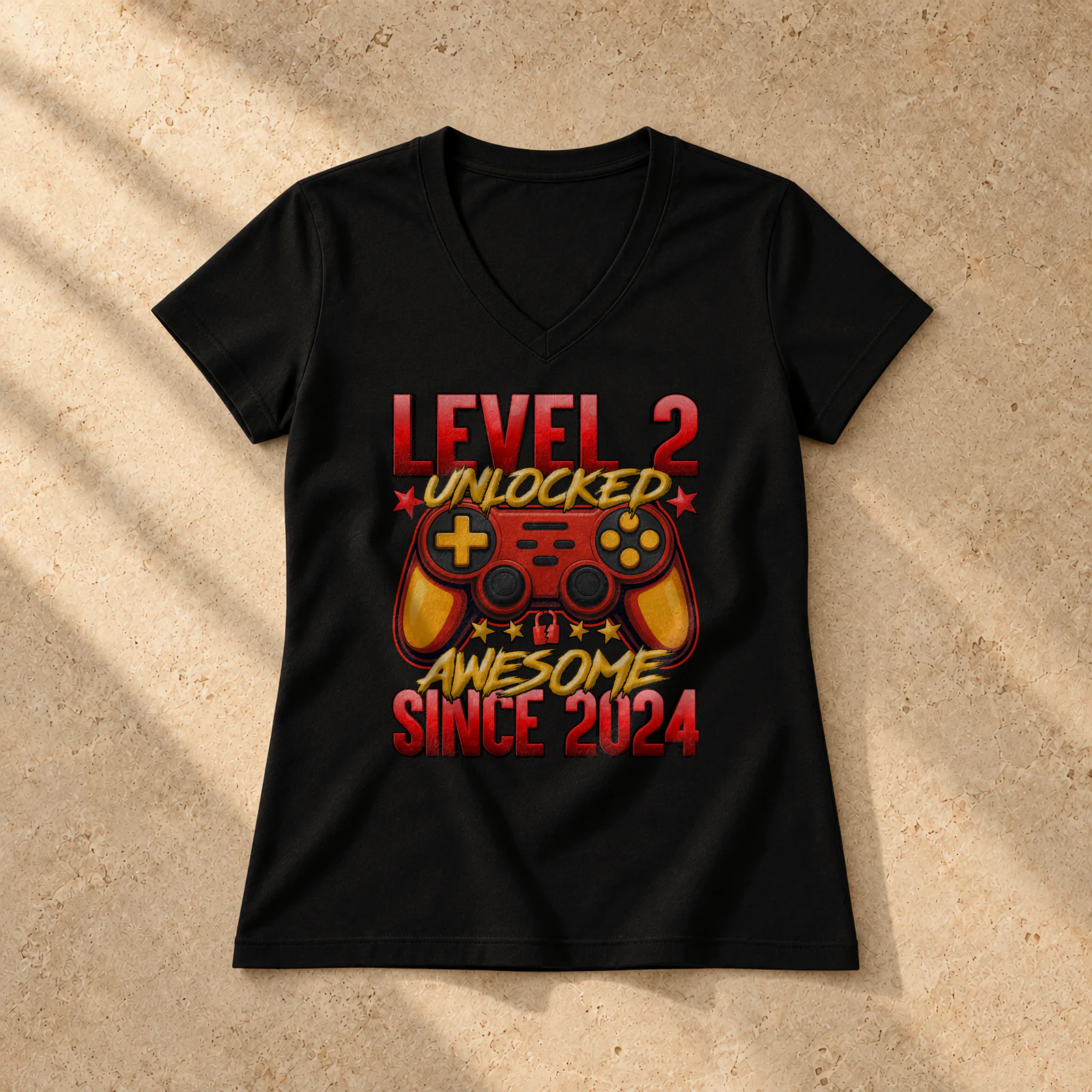 2 Year Old Gifts – 2nd Birthday Boy Shirts – LADIES' V-NECK T-SHIRT