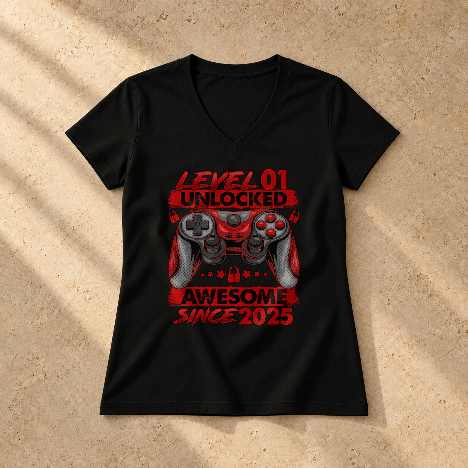 1 Birthday Presents For Boy – Age 1 Shirt – LADIES' V-NECK T-SHIRT