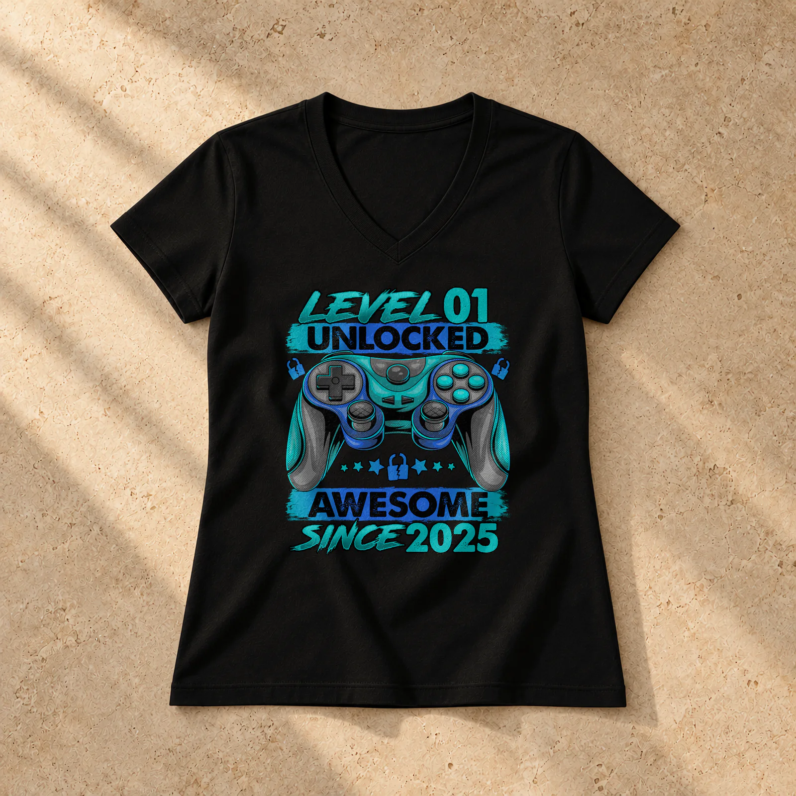 1 Year Old Shirts – 1 Birthday Present For Boys – LADIES' V-NECK T-SHIRT