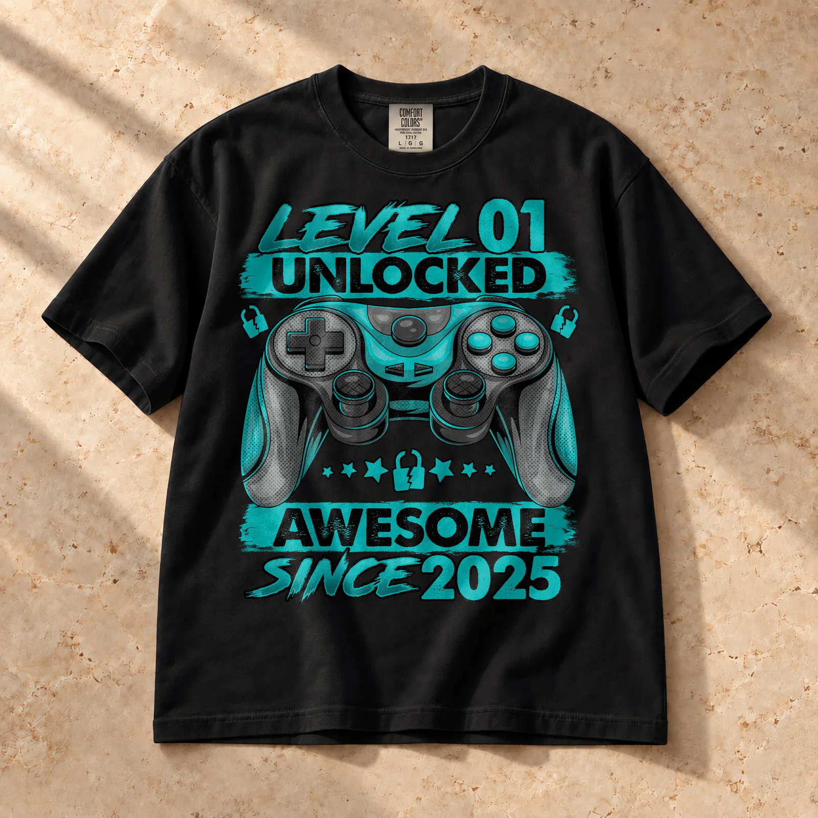 Age 1 Boy Shirt – Birthday Gift For 1 Year Old Boys – Unisex Heavy Weight T-Shirt