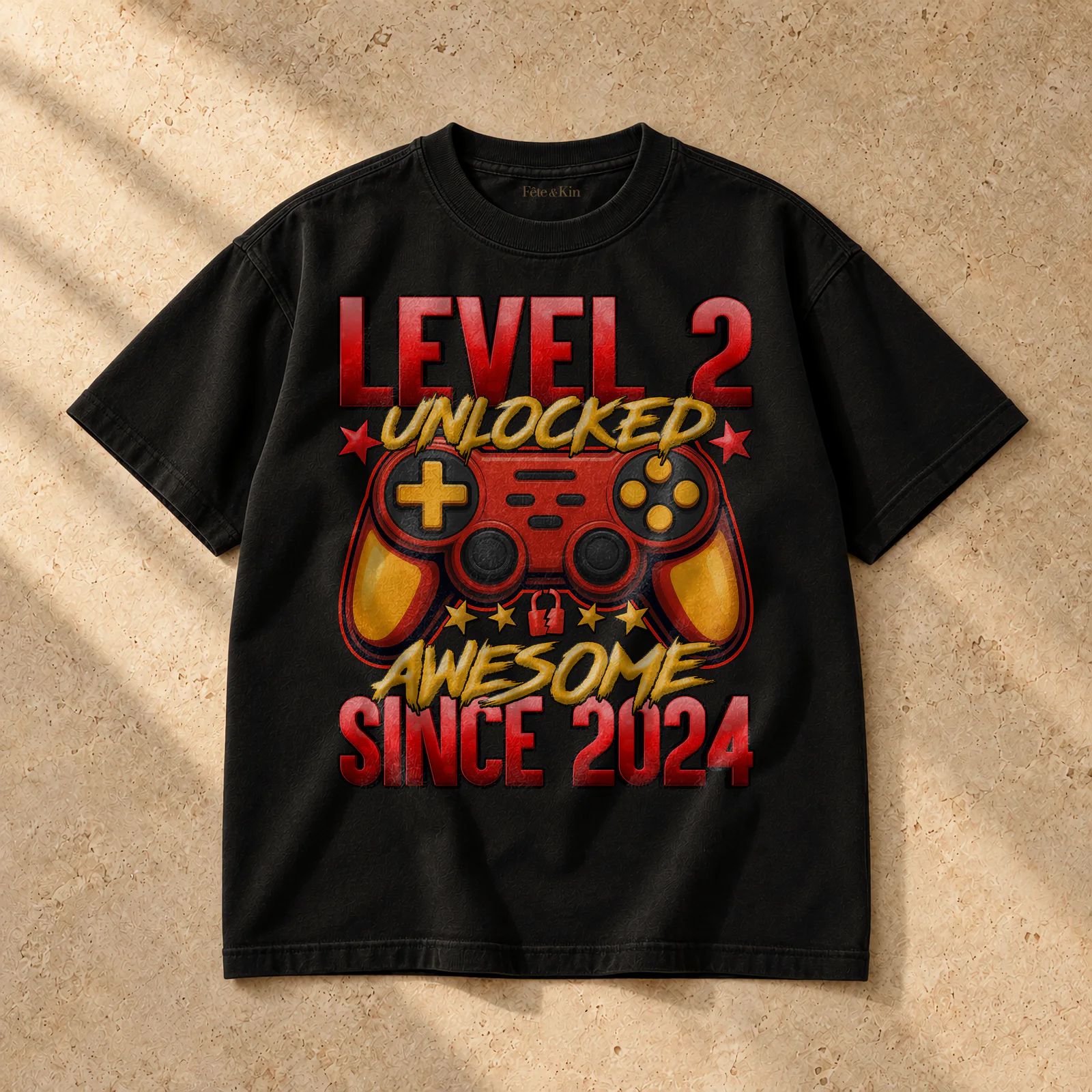 2 Year Old Boy Tees – Birthday Gift For 2 Year Old Boys – Unisex Heavy Weight T-Shirt
